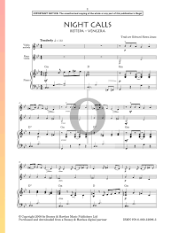 The swan from the carnival of the animals; Night Calls Sheet Music Piano Violine Pdf Download Streaming Oktav