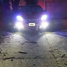 Alla Lighting Extreme Super Bright H11 Led Bulb Fog Light High Power 80w Cree 12v Led H11 Bulbs For H8 H111 H16 Fog Light Lamp Replacement 6000k Xenon White Set Of 2