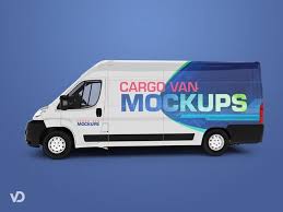 Van Cargo Mockups Free Download On Vectogravic Com Cargo Van Free Mockup Van