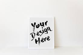 Simple White Frame Mockup 8x10 Styled Stock Photo White Frame Simple White Frame Plain Frame Styled White Modern Frame Mockups White Frame Free Mockup