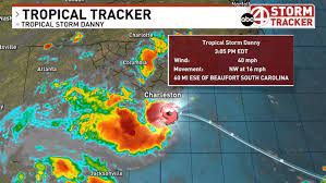 A tropical depression hanging off the south carolina coastline strengthened monday afternoon into tropical storm danny, according to the national hurricane center. 65tdldqqnggdkm