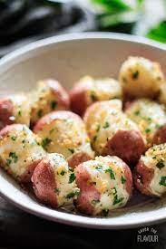Buttery Garlic Parsley Potatoes Recipe Boil Red Potatoes Recipe Veggie Side Dish Recipes Potato Side Dishes