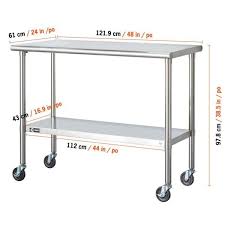 You can also filter out items that. Trinity Ecostorage 48 In Nsf Stainless Steel Table With Wheels Tls 0201c The Home Depot