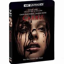Carrie (2013) chega em 4K em março. Honestamente, estou muito feliz que  todos os filmes de Carrie estejam finalmente sob a bandeira da Scream  Factory. : r/boutiquebluray