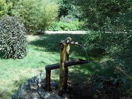 Fontaine En Bambou Fontaine Bambou Jardins Bambou