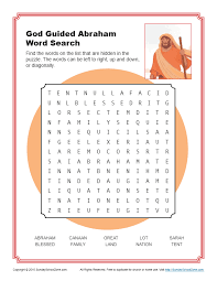 A call from god to all members of the church to embrace a life of holiness. Free God Guided Abraham Bible Activities On Sunday School Zone