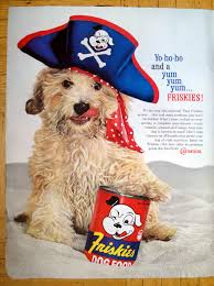 1960 Yorkshire Terrier With Pirate Hat Friskies Original 13 5 Etsy In 2020 Pet Advertising Friskies Vintage Ads