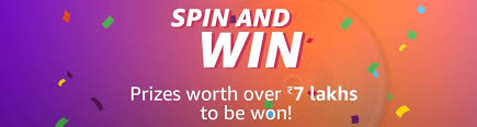 So everything cash and giftcards free. Amazon In Spin Win Winners