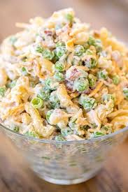 Cracked Out Pea Salad Macaroni And Green Peas Tossed In Mayonnaise Cheddar Bacon And Ranch Seriously Delic Pea Salad Recipes Pea Salad Pasta Salad Recipes
