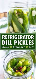 Overnight Refrigerator Dill Pickles Recipe Evolving Table Recipe In 2020 Refrigerator Pickles Dill Pickling Recipes Cucumber Recipes