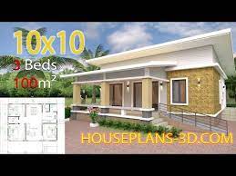 Small House Design Plans 7x7 With 2 Bedrooms House Plans 3d Small House Design Plans House Plans Small House Design