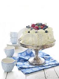 Sponge Cake With Whipped Cream And Fresh Berries Stock Images Image 27193004 Fresh Berries Cake Whipped Cream