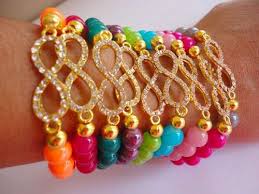 Pulseras De Moda Infinito Love Y Cristal Bisuteria Pulseras Pulseras De Moda Pulseras