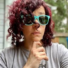 My mum and I were in a yarn shop, there was a lady near us with her 6ft+  husband when my Mum couldn't reach a set of knitting needles, she  approached the