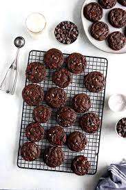Preheat the oven to 325°f (160°c) and line a baking sheet with parchment paper. The Best Chewy Double Chocolate Chip Cookies Del S Cooking Twist