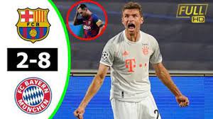 Watch Goals Highlight Barcelona 2 Vs 8 Bayern Munich Bayern Munich Bayern Barcelona