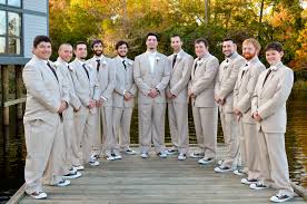 Groom Groomsmen All Wearing Chuck Taylors Wedding Attire Groom And Groomsmen Wedding Dresses