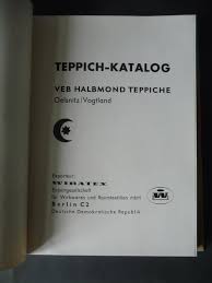 1880 gründeten karl wilhelm koch und fritz te kock die firma koch & te kock als weberei von axminsterteppichen. Teppiche Katalog Des Veb Halbmond Teppichwerke Befriedigend Hardcover 1960 Kunst Und Schund