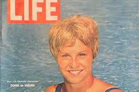 For Women's History Month I must give a shoutout to my big sister, Donna de  Varona, who showed me by example that through hard work and perseverance  dreams can come true. Donna