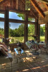 Designing your living room by adopting sunroom would give a lot of lighting. Dreamy Lakefront Cabin Exuding Rustic Charm In Northern Minnesota Rustic Sunroom Sunroom Designs Outdoor Rooms
