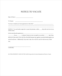 The forms professionals trust ™ letter to tenant to vacate form rating 14 Printable Eviction Notice Forms Pdf Google Docs Ms Word Apple Pages Free Premium Templates