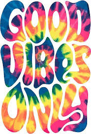Good Vibes Only Tie Dye Groovy Sticker By C Elizabeth Hippie Wallpaper Tie Dye Wallpaper Hippie Painting
