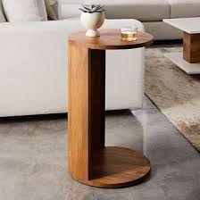 Abrigo C Side Table Westelm Home Decor Drum Coffee Table Modern Accent Tables