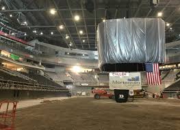 Nets/bucks (tnt)subscribe to the nba: Bucks Install Center Hung Scoreboard As Arena Nears Completion