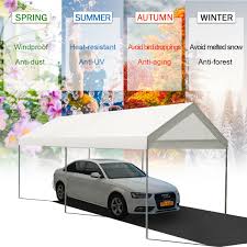 We are proud to stand apart from the crowd of cookie cutter competitors. Gymax Steel Frame Party Tent Canopy Shelter Portable Car Carport Garage Cover Walmart Com Walmart Com
