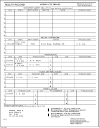 Complete Printable Puppy Shot Record Chart Printable Puppy