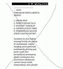 You just pay lah rm300.00… is not a lot money and you can pay.!! Waran Tangkap Warrant Of Arrest Page 2 Lawyerment Answers