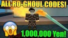 This new script for ro ghoul redeems all the codes in the game, its very op and i managed to get 9m yen. All 2019 Working Ro Ghoul Codes Free Yen Roblox Roblox Roblox Codes Coding