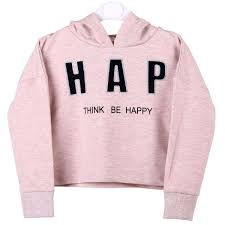 Kiz Cocuk Sweat Gobek Ustu Kapusonlu Bej 8 14 Yas