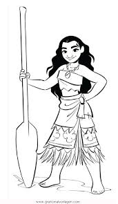 Vaiana 13 Gratis Malvorlage In Comic Trickfilmfiguren Vaiana Ausmalen