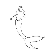Download 650+ royalty free mermaid line art vector images. Pin On Sirena