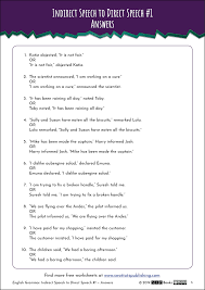Bob asked carla if/whether she was/were happy. Indirect Direct Speech English Worksheet 01 Stp Books