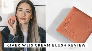 Kjaer weis cream blush blends beautifully on the cheeks for a healthy touch of color with a dewy finish. Kjaer Weis Cream Blush Review Demo Youtube