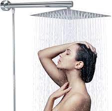 Our shower heads and hand showers are water efficient and we offer options with temperature control. Onyzpily Chrom12 Inch 30 Cm Square Shower Head Rain Shower Built In Shower Heads Stainless Steel Shower Head Rain Shower Head Stainless Steel With Anti Limescale Nozzles Polished Mirror Effect High Gloss Amazon De