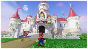 Peach S Castle Mario Odyssey Super Mario Super Mario World Mario