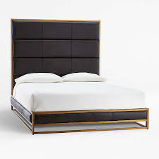 Lowest priced modern contemporary platform beds. Leather Beds Crate And Barrel