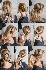 Hair Scarves Have Taken Over Instagram And Pinterest And There Are So Many Ways To Wear Them I Ve Been Playing Hair Scarf Styles Hair Styles Scarf Hairstyles
