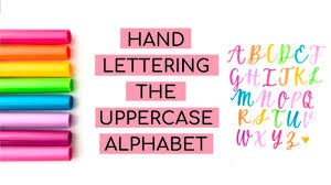 Learn about learning uppercase alphabet letters with free interactive flashcards. Hand Lettering Uppercase Alphabet With Crayola Capital Letters In Calligraphy For Beginners Youtube