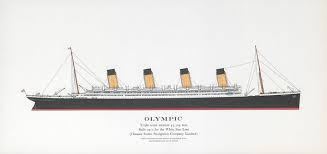 Olympic ocean liner 1911. White Star ...