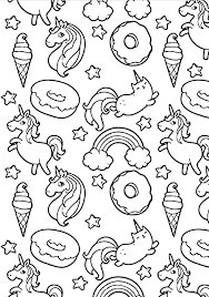 The most originals online and printable free drawings for children by us. Unicorns And Donut Coloring Page Free Printable Coloring Pages For Kids