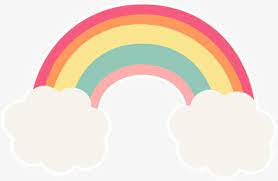 Cute Rainbow Png Cartoon Cartoon Rainbow Clouds Cute Cute Clipart Rainbow Png Rainbow Art Hello Kitty Art