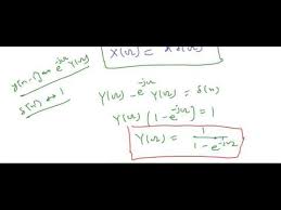 We can represent it using the following equation. L4 4 Dtft Of Unit Step Signal U N Youtube