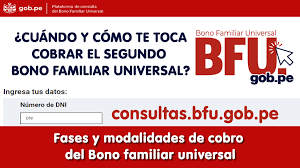 Consulta Aqui Segundo Bono Universal De 760 Soles Beneficiarios Y Fechas De Pago Bfu Gob Pe Somos Docentes