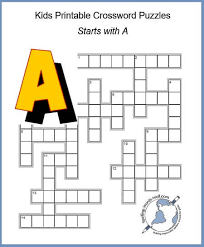 Welcome to washington post crosswords! Fun Kids Printable Crossword Puzzles