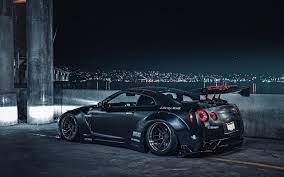 Looking for the best wallpapers? Download Wallpaper Nissan Gt R R35 Liberty Matte Black Low Japan Sport Nissan Resolution 12 R35 Gtr Carros Desportivos De Luxo Carros Sensuais