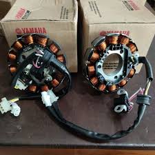 Karena gambar kurang jelas, saya jelaskan saja warnanya di sini, di spul terdapat 6 kabel: Spul Assy Stator Assy Jupiter Z Vega Zr New Merk Yamaha Asli Handayani Motor Shopee Indonesia